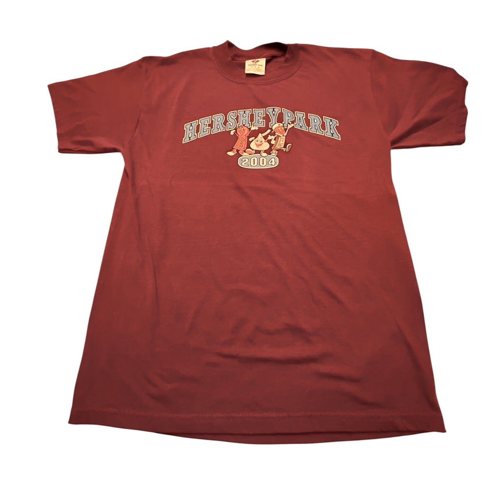 2004 Hersey Park Maroon T Shirt. Sz M